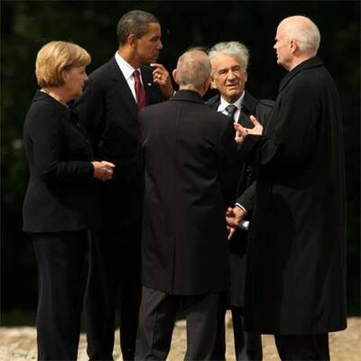 Obama im KZ Buchenwald