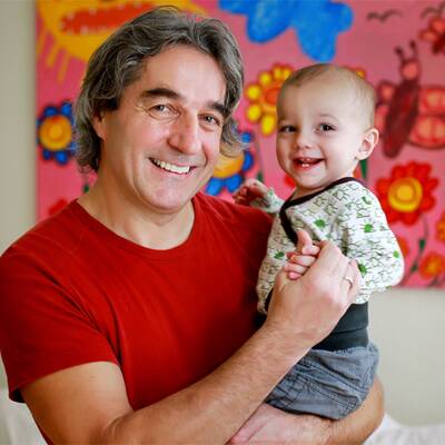 Buchinger mit Sohn Benjamin