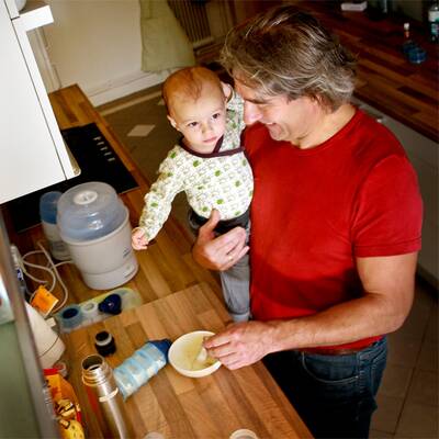 Buchinger mit Sohn Benjamin