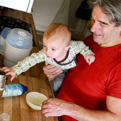 Buchinger mit Sohn Benjamin