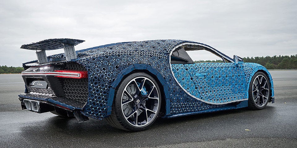 Genial: Lego baute Bugatti im Maßstab 1:1