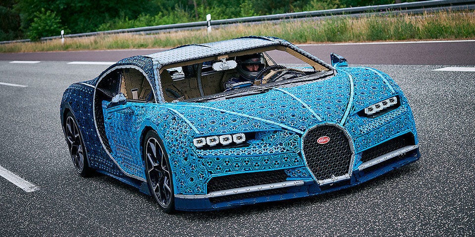 Genial: Lego baute Bugatti im Maßstab 1:1