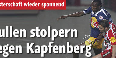 Salzburg stolpert in Kapfenberg