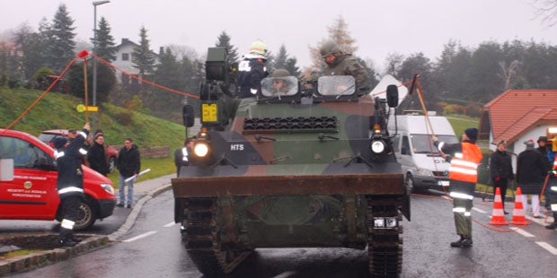 Panzer gegen den Eis-Horror