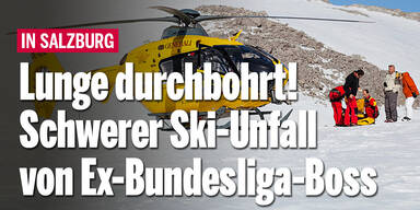 Lunge durchbohrt! Schwerer Ski-Unfall von Ex-Bundesliga-Boss