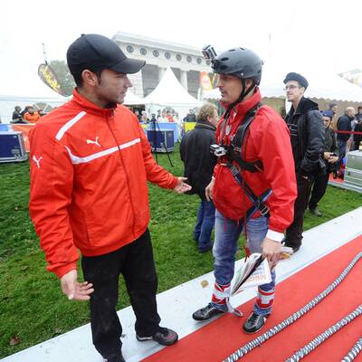 Die Bilder zum Rekord-Sprung