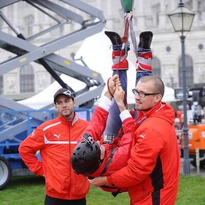 Die Bilder zum Rekord-Sprung