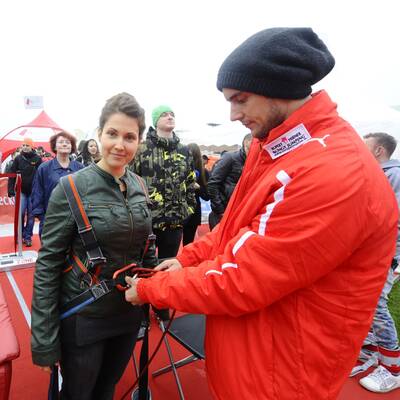 Die Bilder zum Rekord-Sprung