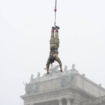 Die Bilder zum Rekord-Sprung