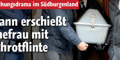 Mann erschießt Frau mit Schrotflinte