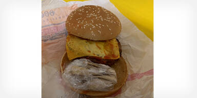Einreisender schmuggelte Kokain in Burger
