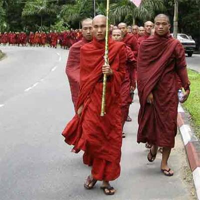 Demo gegen Militäjunta in Burma