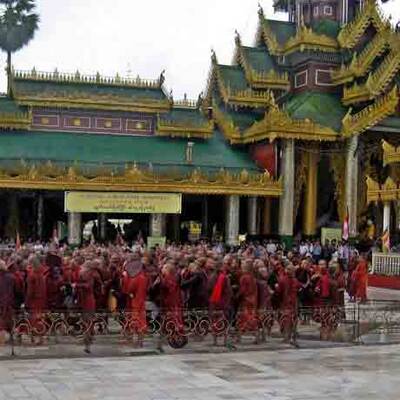 Demo gegen Militäjunta in Burma