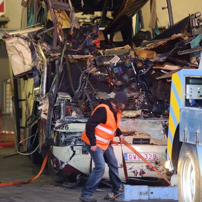 Horror-Busunfall in der Schweiz