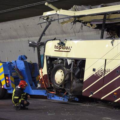 Horror-Busunfall in der Schweiz