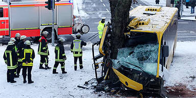D&uuml;sseldorf Busunfall