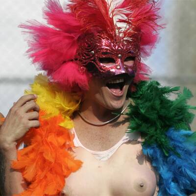 Mega-Schwulenparade in Sao Paolo