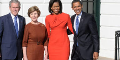 Bush empfing Obama im Weißen Haus