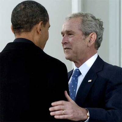 George W. ist nicht mehr Präsident