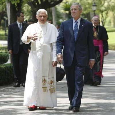 Bush zu Besuch beim Papst