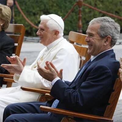 Bush zu Besuch beim Papst
