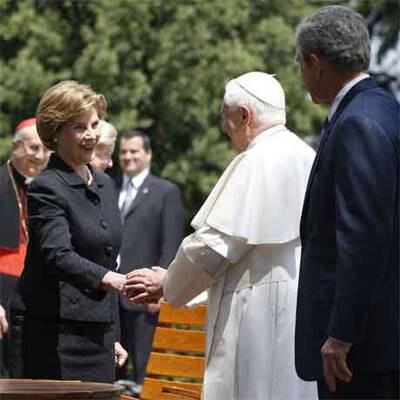 Bush zu Besuch beim Papst