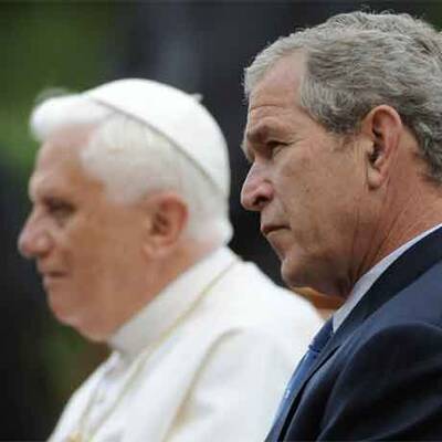 Bush zu Besuch beim Papst