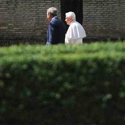 Bush zu Besuch beim Papst