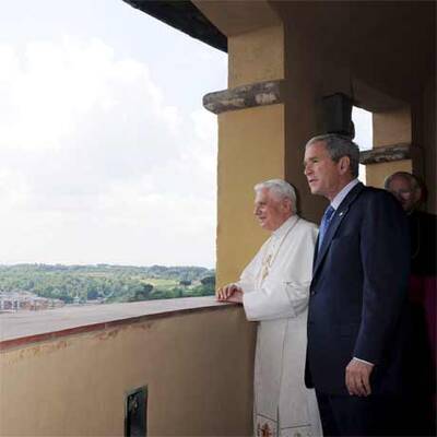 Bush zu Besuch beim Papst