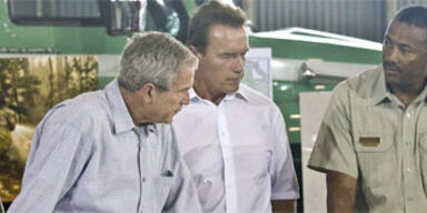 Bush besucht Flammeninferno in Kalifornien