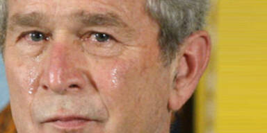 Bush weint um getöteten Soldat im Irak