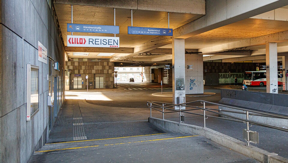 Das alte Busterminal.