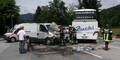 Unfall Bus LKW
