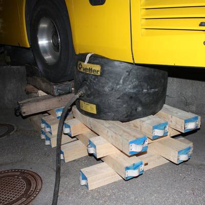 Reisebus drohte abzustürzen