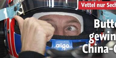 Weltmeister Button gewinnt China-GP