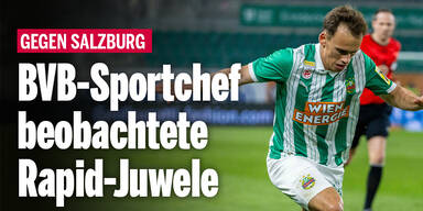 Scouting-Mission: BVB-Sportchef beobachtet Rapid-Juwele