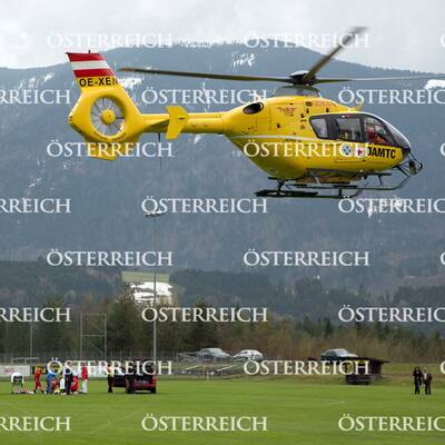 Blitzeinschlag auf Kärntner Sportplatz