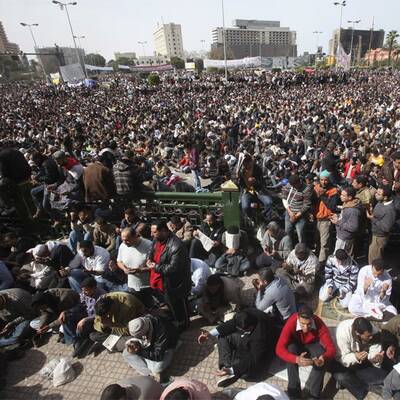 Massendemonstration am Tahrir-Platz