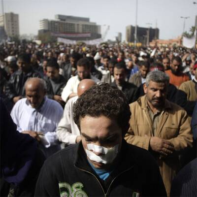 Massendemonstration am Tahrir-Platz