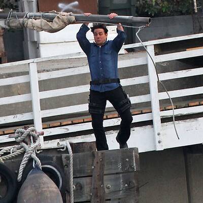 Tom Cruise - Action am Set