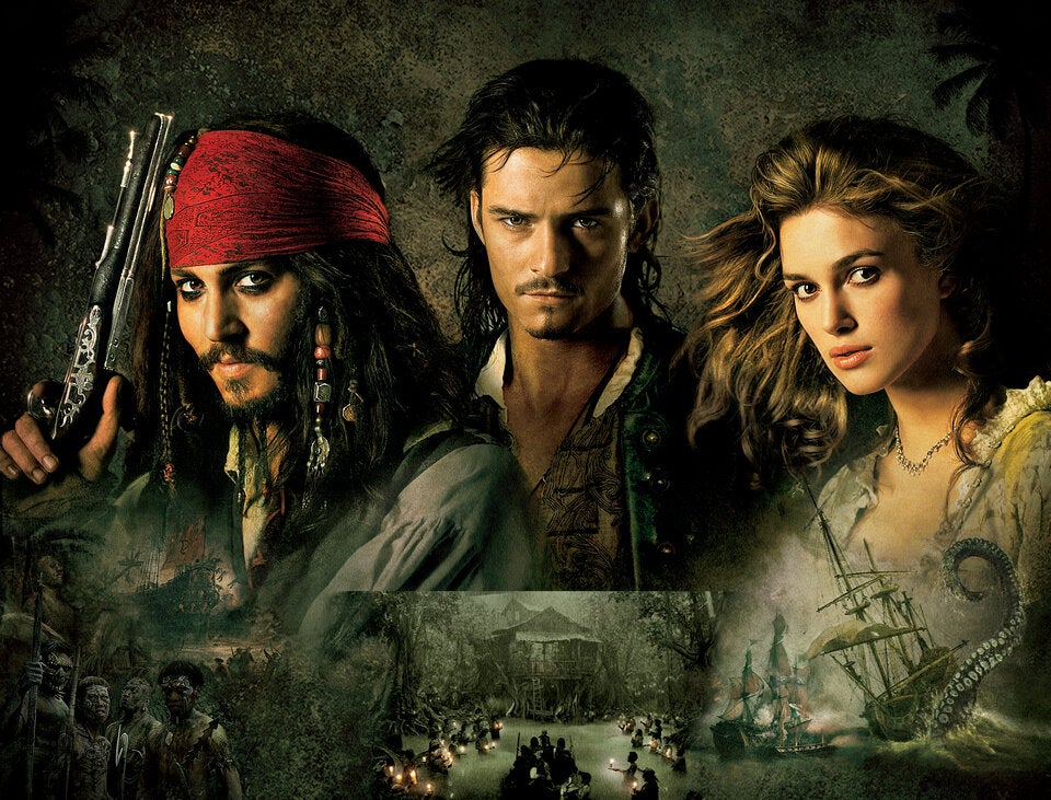 Johnny Depp, Orlando Bloom & Keira Knightley.
