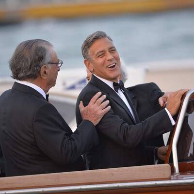 George Clooney & Cindy Crawford