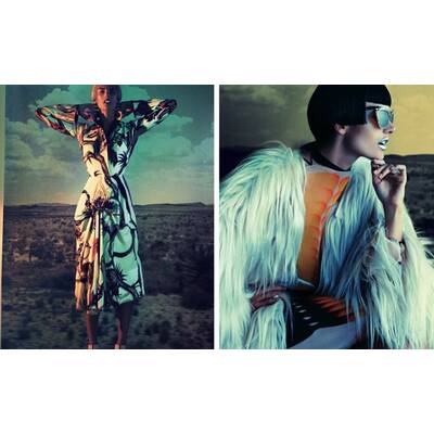 Alessandra Ambrosio mit Adriana Lima & Co