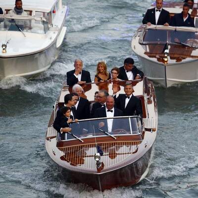 George Clooney & Cindy Crawford