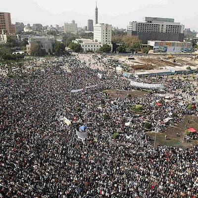 Massendemonstration am Tahrir-Platz