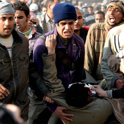 Straßenschlachten in Kairo
