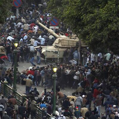 Straßenschlachten in Kairo