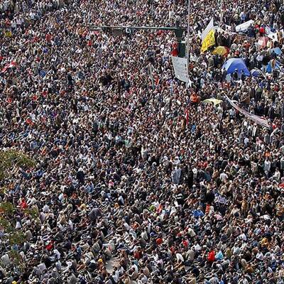 Massendemonstration am Tahrir-Platz