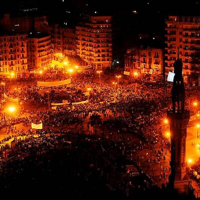 Straßenschlachten am Tahrir Platz in Kairo (Donnerstag)