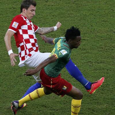 Die besten Bilder von Kamerun vs. Kroatien